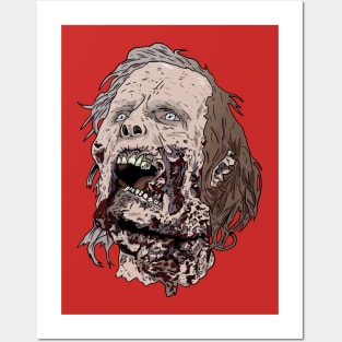 Zombie Head Posters and Art